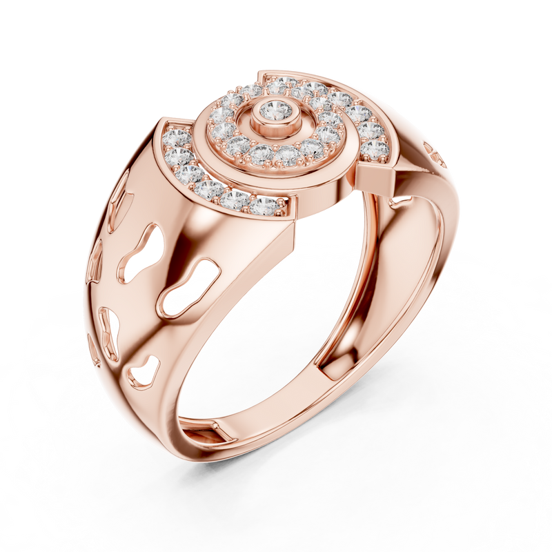Ladies Ring LR-01 (42) - Rose Gold - Image