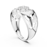 Ladies Ring LR-01 (42) - White Gold - Image