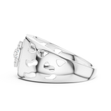 Ladies Ring LR-01 (42) - White Gold - Image