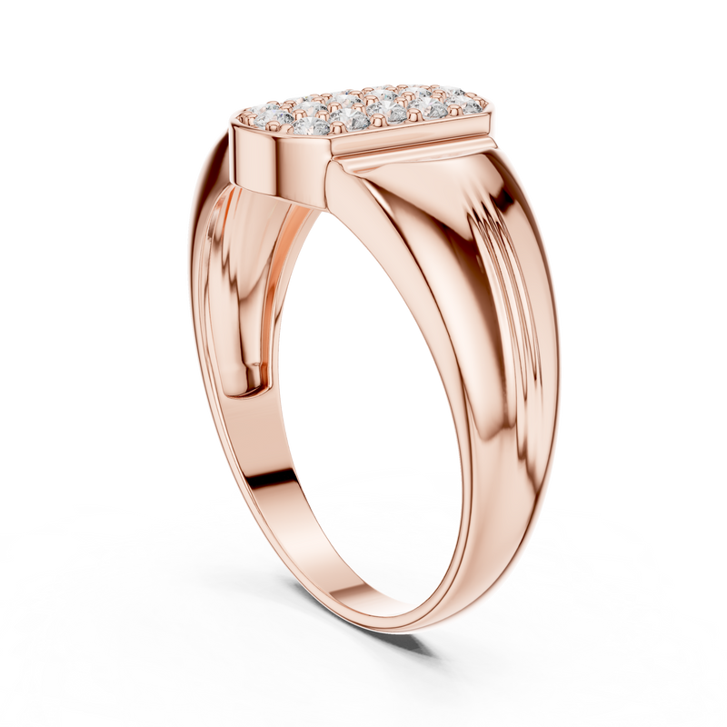 Ladies Ring LR-01 (43) - Rose Gold - Image