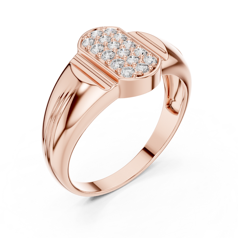 Ladies Ring LR-01 (43) - Rose Gold - Image