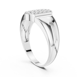 Ladies Ring LR-01 (43) - White Gold - Image