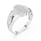Ladies Ring LR-01 (43) - White Gold - Image
