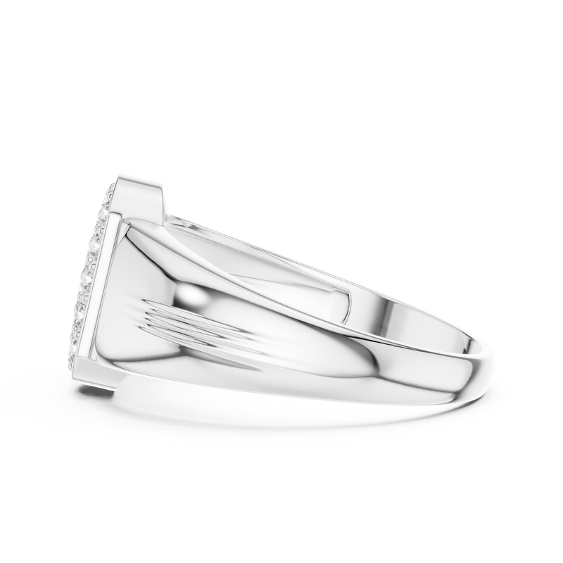 Ladies Ring LR-01 (43) - White Gold - Image