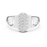Ladies Ring LR-01 (43) - White Gold - Image