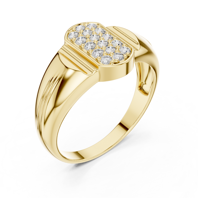 Ladies Ring LR-01 (43) - Yellow Gold - Image