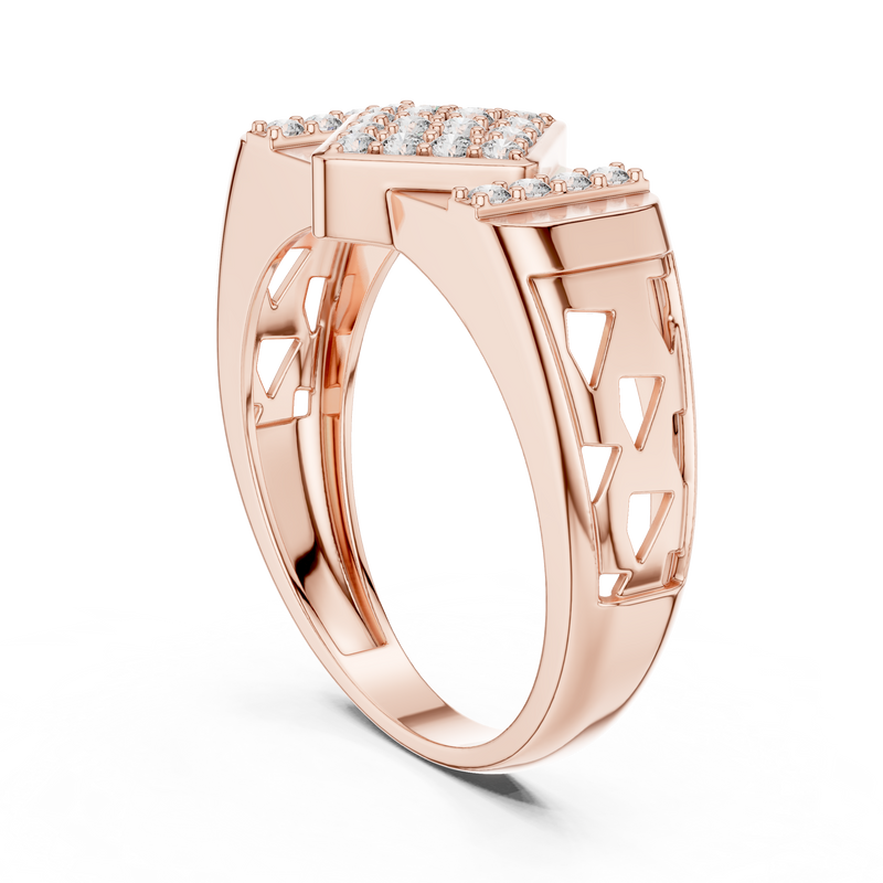 Ladies Ring LR-01 (44) - Rose Gold - Image