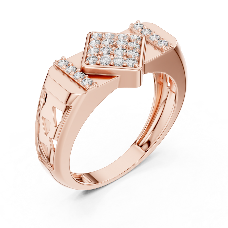 Ladies Ring LR-01 (44) - Rose Gold - Image