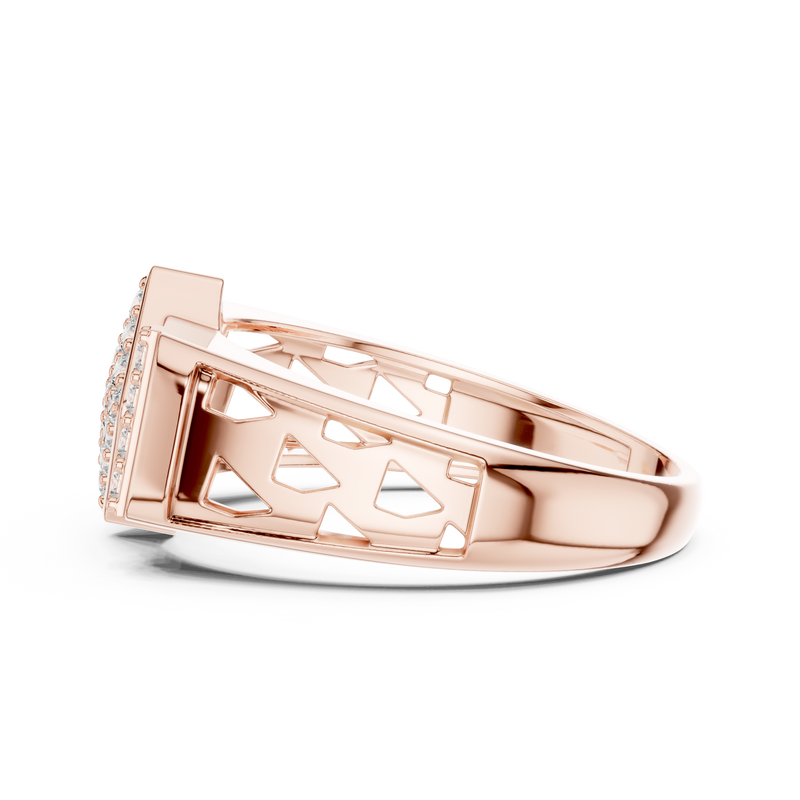 Ladies Ring LR-01 (44) - Rose Gold - Image