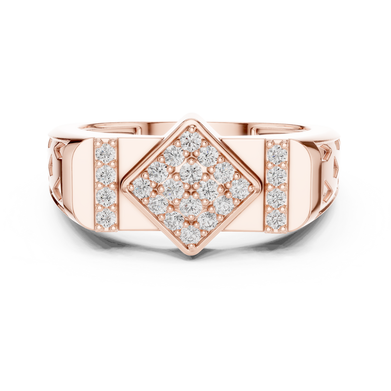 Ladies Ring LR-01 (44) - Rose Gold - Image