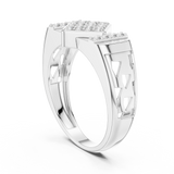 Ladies Ring LR-01 (44) - White Gold - Image