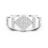 Ladies Ring LR-01 (44) - White Gold - Image