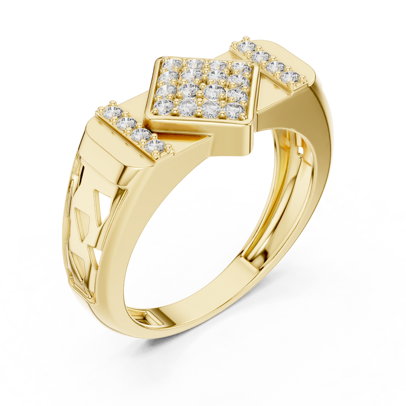 Ladies Ring LR-01 (44) - Yellow Gold - Image
