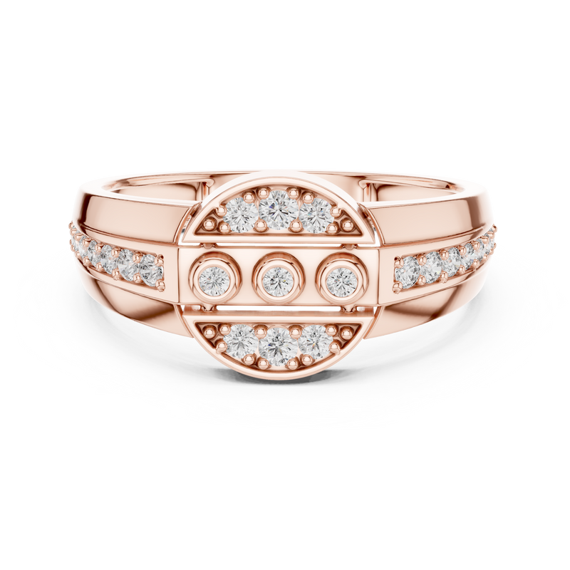 Ladies Ring LR-01 (45) - Rose Gold - Image