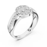 Ladies Ring LR-01 (45) - White Gold - Image