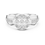 Ladies Ring LR-01 (45) - White Gold - Image