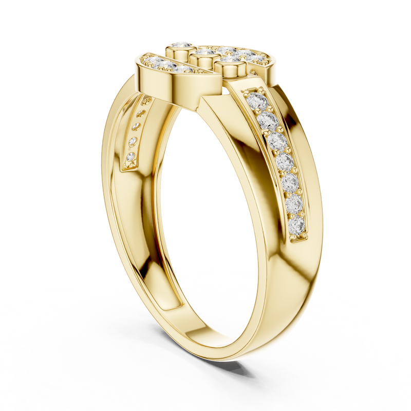 Ladies Ring LR-01 (45) - Yellow Gold - Image