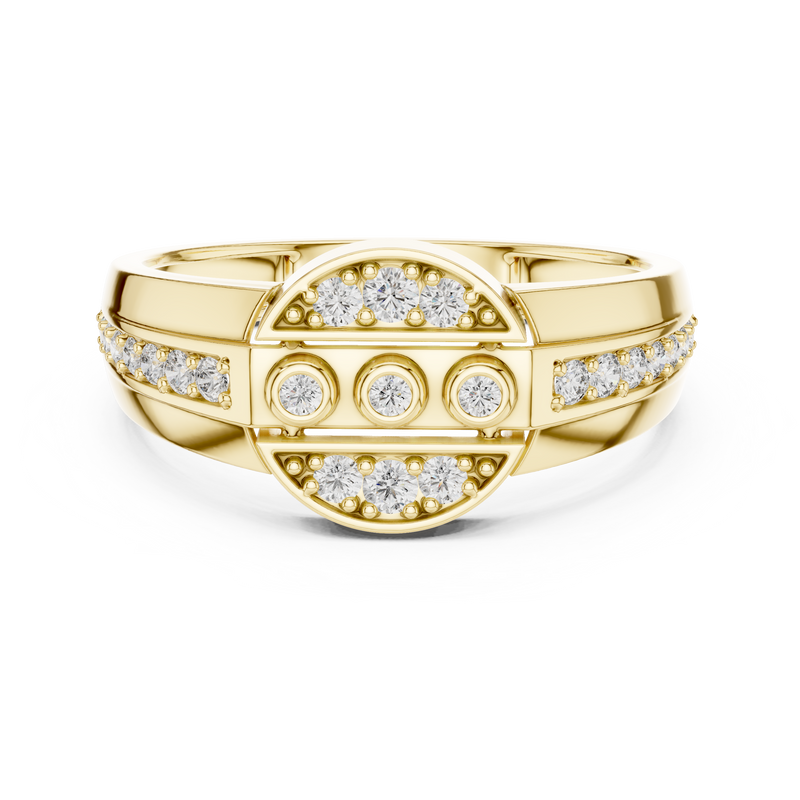 Ladies Ring LR-01 (45) - Yellow Gold - Image