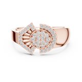 Ladies Ring LR-01 (46) - Rose Gold - Image