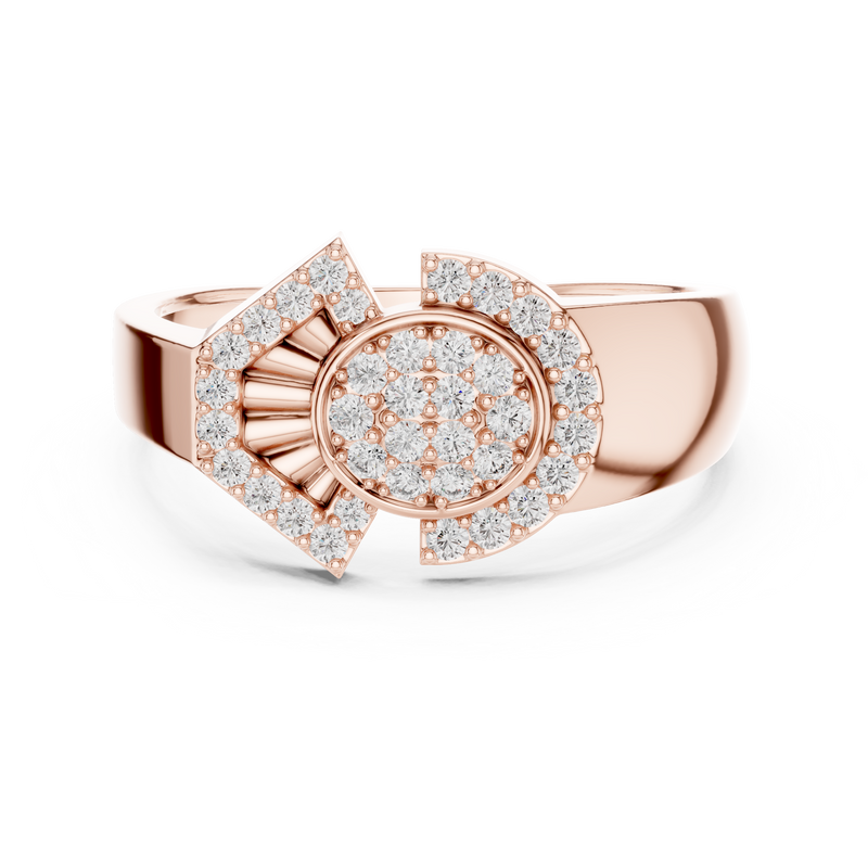 Ladies Ring LR-01 (46) - Rose Gold - Image