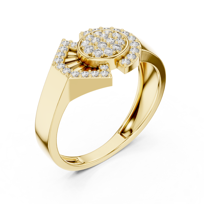 Ladies Ring LR-01 (46) - Yellow Gold - Image