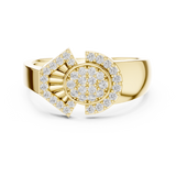 Ladies Ring LR-01 (46) - Yellow Gold - Image