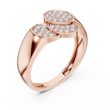 Ladies Ring LR-01 (47) - Rose Gold - Image