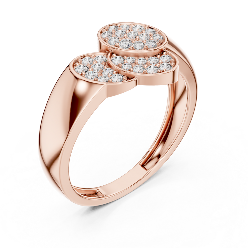 Ladies Ring LR-01 (47) - Rose Gold - Image