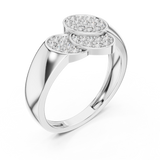 Ladies Ring LR-01 (47) - White Gold - Image