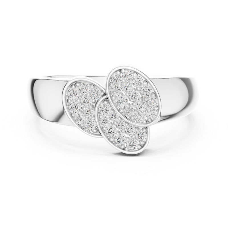 Ladies Ring LR-01 (47) - White Gold - Image