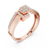 Ladies Ring LR-01 (48) - Rose Gold - Image