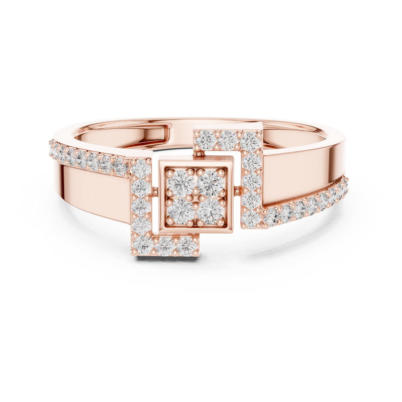 Ladies Ring LR-01 (48) - Rose Gold - Image