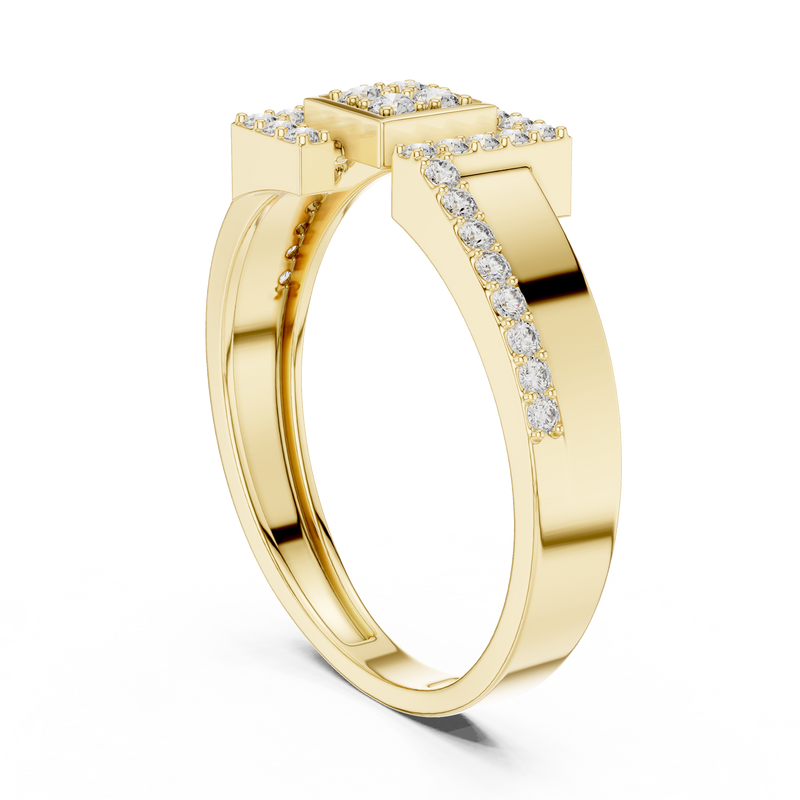 Ladies Ring LR-01 (48) - Yellow Gold - Image