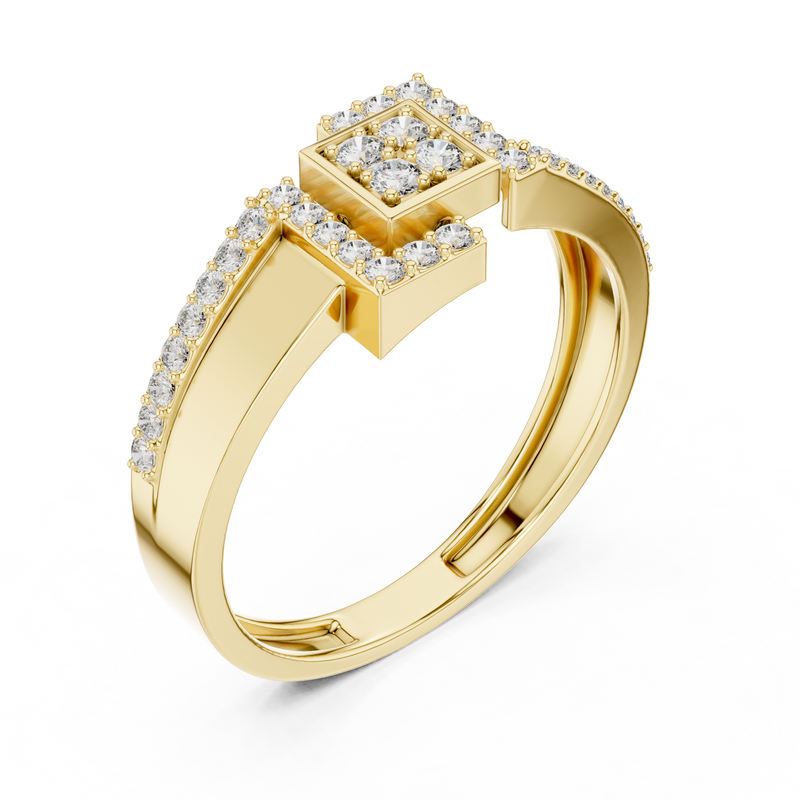 Ladies Ring LR-01 (48) - Yellow Gold - Image