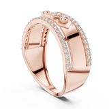 Ladies Ring LR-01 (49) - Rose Gold - Image