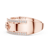 Ladies Ring LR-01 (49) - Rose Gold - Image