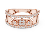 Ladies Ring LR-01 (49) - Rose Gold - Image