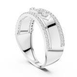 Ladies Ring LR-01 (49) - White Gold - Image
