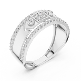 Ladies Ring LR-01 (49) - White Gold - Image