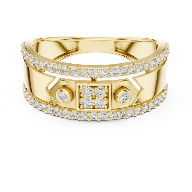Ladies Ring LR-01 (49) - Yellow Gold - Image