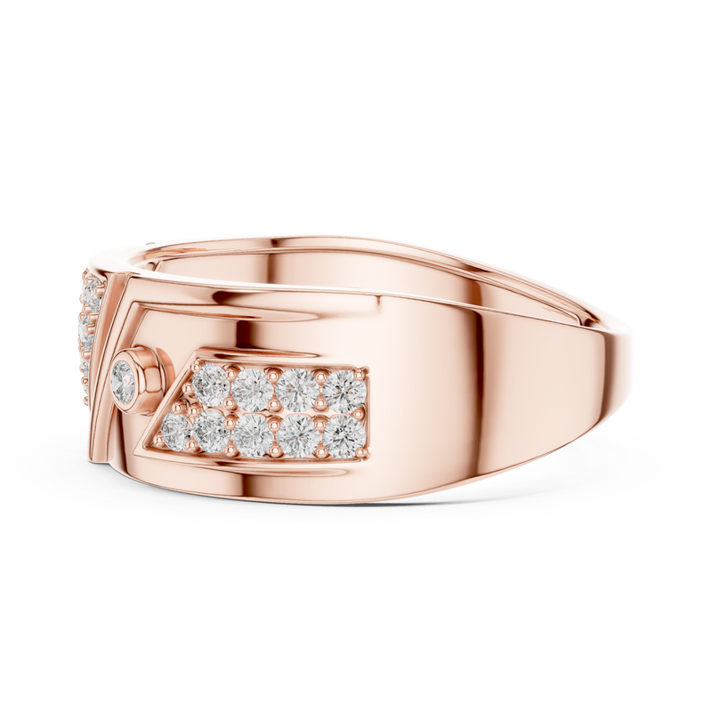 Ladies Ring LR-01 (50) - Rose Gold - Image
