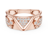 Ladies Ring LR-01 (50) - Rose Gold - Image