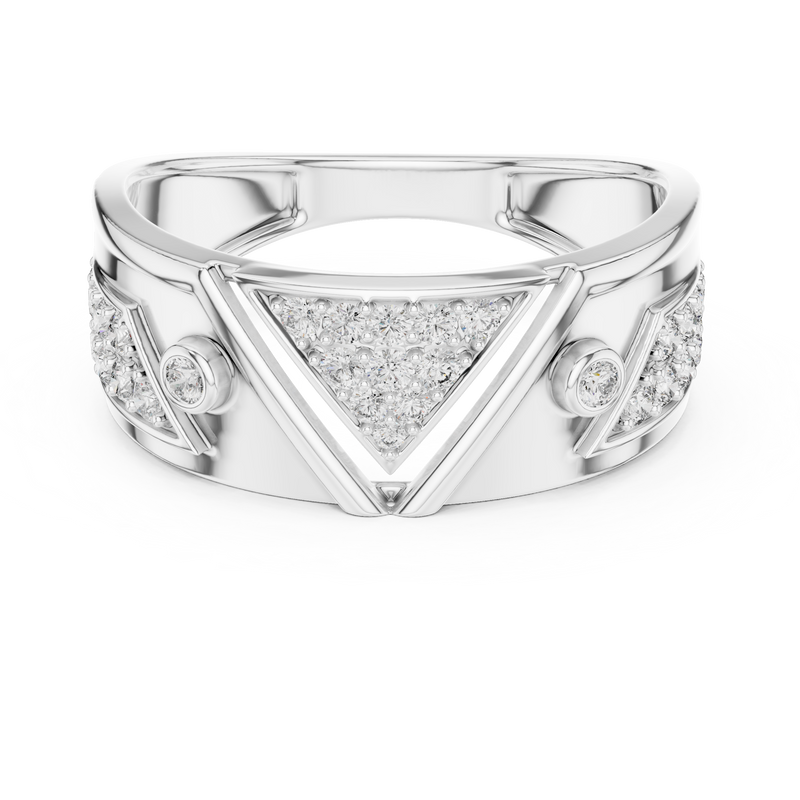 Ladies Ring LR-01 (50) - White Gold - Image