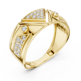 Ladies Ring LR-01 (50) - Yellow Gold - Image