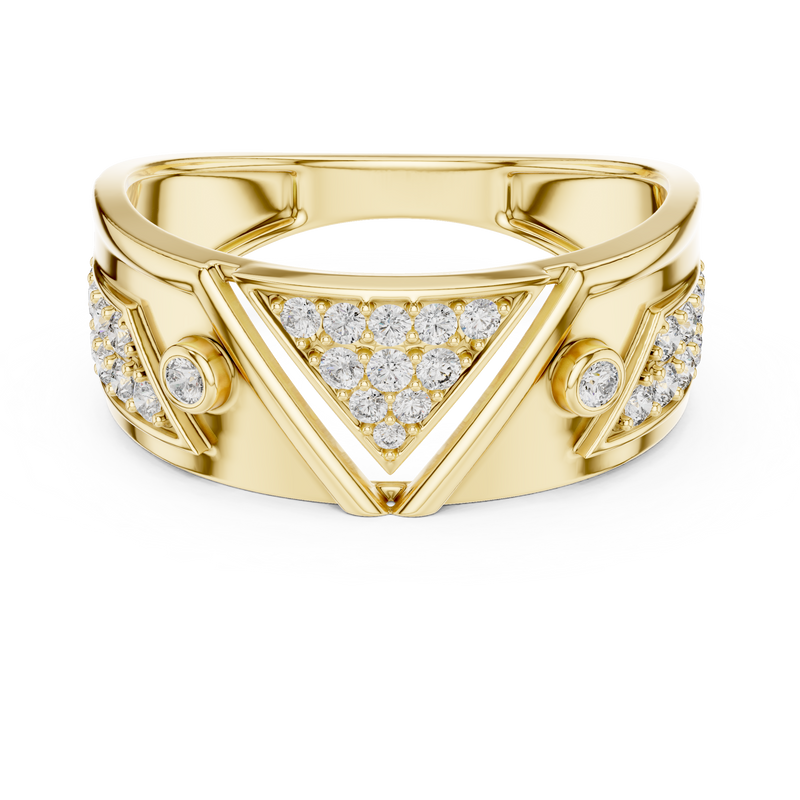 Ladies Ring LR-01 (50) - Yellow Gold - Image