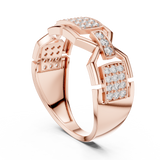 Ladies Ring LR-01 (51) - Rose Gold - Image