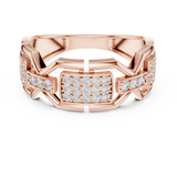 Ladies Ring LR-01 (51) - Rose Gold - Image
