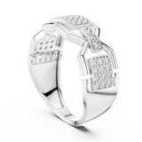 Ladies Ring LR-01 (51) - White Gold - Image