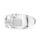 Ladies Ring LR-01 (51) - White Gold - Image