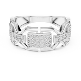Ladies Ring LR-01 (51) - White Gold - Image